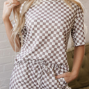  HIDDEN GEMS | Checker Top and Shorts Set