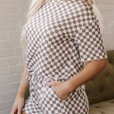  HIDDEN GEMS | Checker Top and Shorts Set