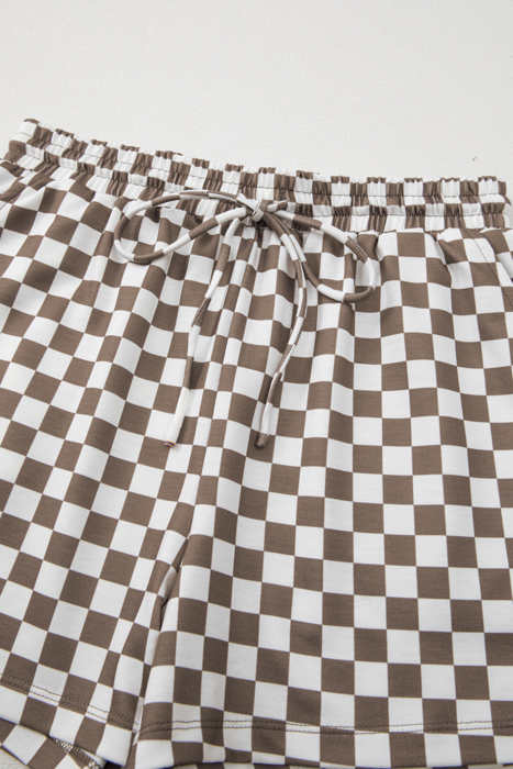 HIDDEN GEMS | Checker Top and Shorts Set
