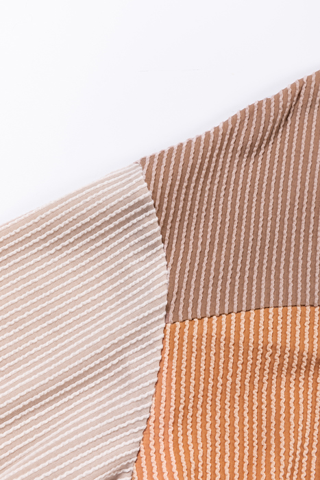 HIDDEN GEMS | Colorblock Ribbed Long Sleeve Top
