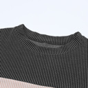  HIDDEN GEMS | Colorblock Ribbed Long Sleeve Top