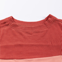  HIDDEN GEMS | Colorblock Ribbed Long Sleeve Top