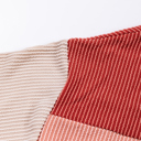  HIDDEN GEMS | Colorblock Ribbed Long Sleeve Top