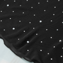  HIDDEN GEMS | Rhinestone Mesh Long Sleeve Top