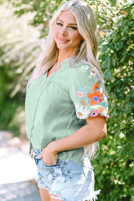 HIDDEN GEMS | Meadow Muse Floral Embroidered Blouse