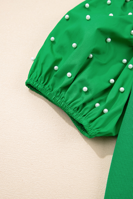 HIDDEN GEMS | Pretty Beaded Puff Sleeve Top
