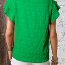  HIDDEN GEMS | Casually Cute Ruffle Sleeve Top