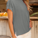  HIDDEN GEMS | Cool Instincts Corded Knit T-Shirt