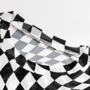  HIDDEN GEMS | Whimsical Checker Sheer Mesh Top