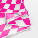  HIDDEN GEMS | Whimsical Checker Sheer Mesh Top