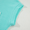  HIDDEN GEMS | Essential Colorblock Corded Knit T-Shirt