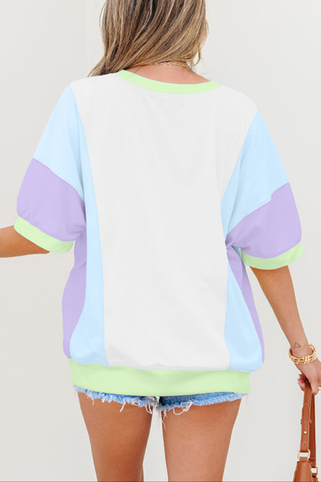 HIDDEN GEMS | Colorblock Chest Pocket T-Shirt