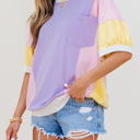  HIDDEN GEMS | Colorblock Chest Pocket T-Shirt