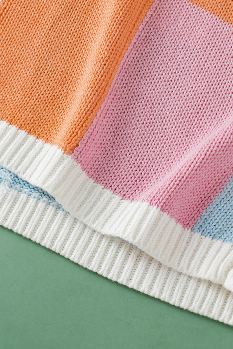 HIDDEN GEMS | Cherished Checker Cap Sleeve Sweater