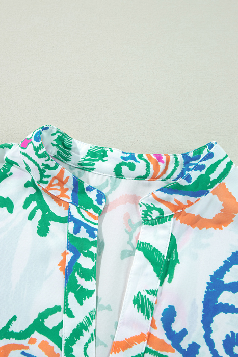 HIDDEN GEMS | Boho 3/4 Sleeve Buttoned Mini Dress