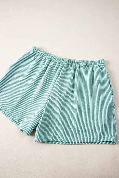 HIDDEN GEMS | Corded Knit Tee and Shorts Set