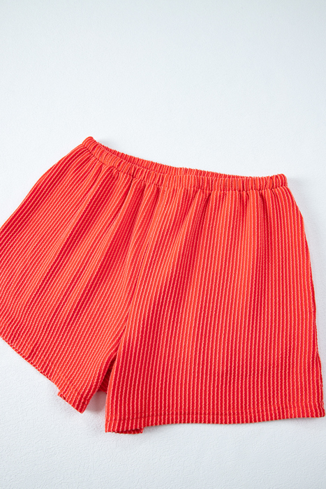 HIDDEN GEMS | Corded Knit Tee and Shorts Set