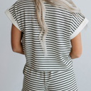  HIDDEN GEMS | Stripe Tee & Shorts Set