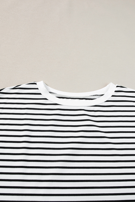 HIDDEN GEMS | Stripe Tee & Shorts Set
