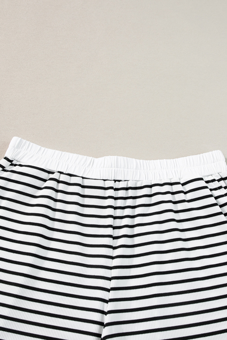 HIDDEN GEMS | Stripe Tee & Shorts Set