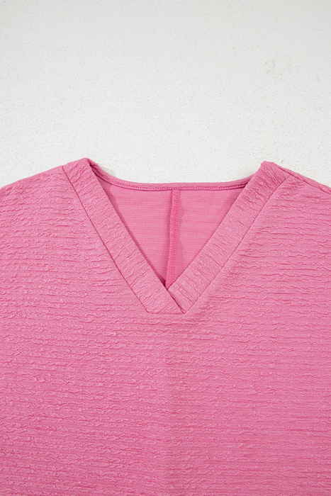 HIDDEN GEMS | Textured T-Shirt and Shorts Set