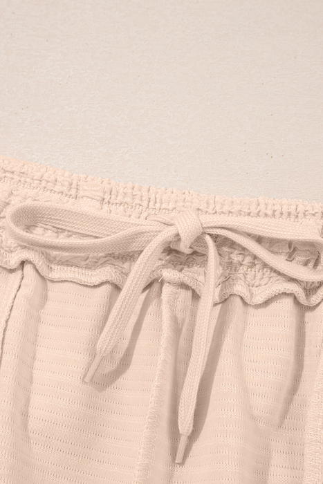 HIDDEN GEMS | Textured T-Shirt and Shorts Set