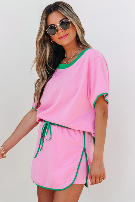 HIDDEN GEMS | Trendsetter Colorblock Tee & Skort Set