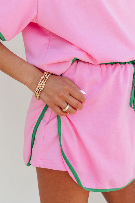 HIDDEN GEMS | Trendsetter Colorblock Tee & Skort Set