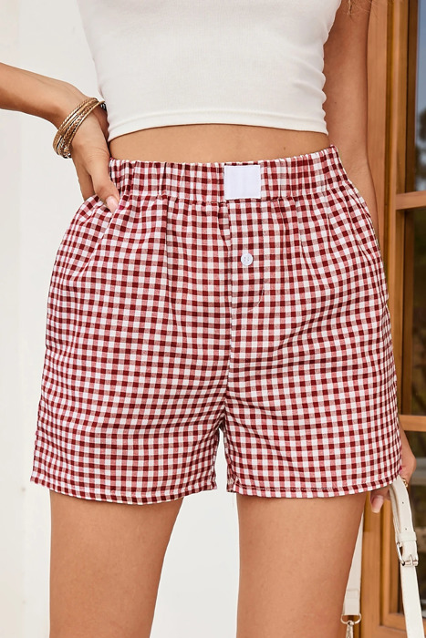 HIDDEN GEMS | Picnic Perfect Gingham Plaid Shorts