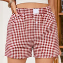  HIDDEN GEMS | Picnic Perfect Gingham Plaid Shorts