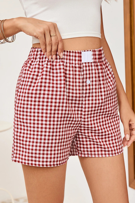 HIDDEN GEMS | Picnic Perfect Gingham Plaid Shorts