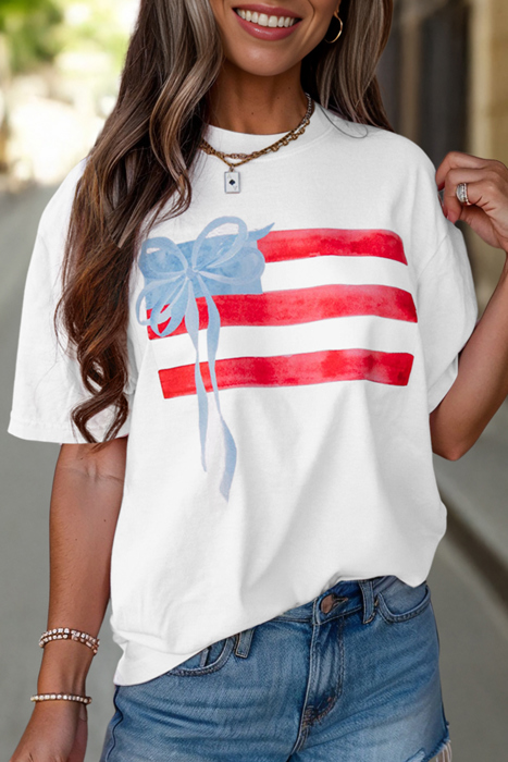 HIDDEN GEMS | Iconic Bow USA Flag Tee