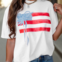  HIDDEN GEMS | Iconic Bow USA Flag Tee