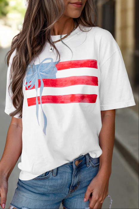 HIDDEN GEMS | Iconic Bow USA Flag Tee