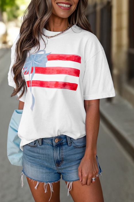 HIDDEN GEMS | Iconic Bow USA Flag Tee