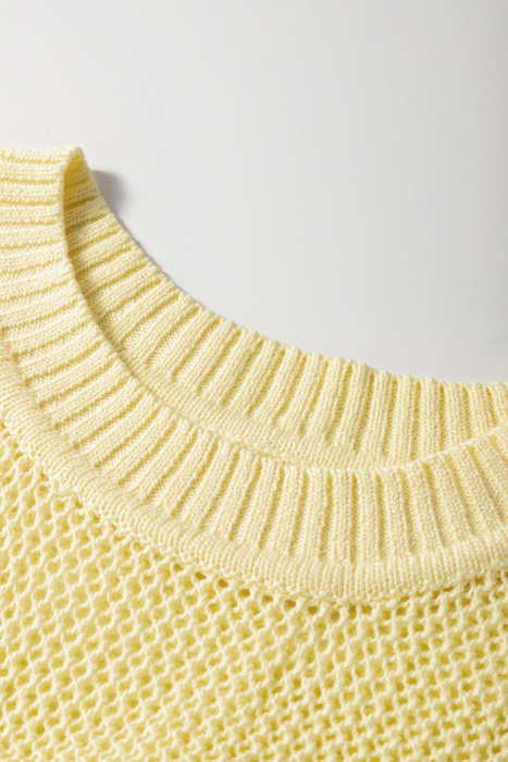 HIDDEN GEMS | Lovely Loose Knit Sleeveless Sweater Top
