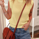  HIDDEN GEMS | Lovely Loose Knit Sleeveless Sweater Top