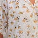  HIDDEN GEMS | Charming Floral Embroidered Blouse