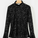  HIDDEN GEMS | Solid Sequin Backless Bell Sleeve Top