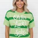  Oh For Luck's Sake Knitted Top