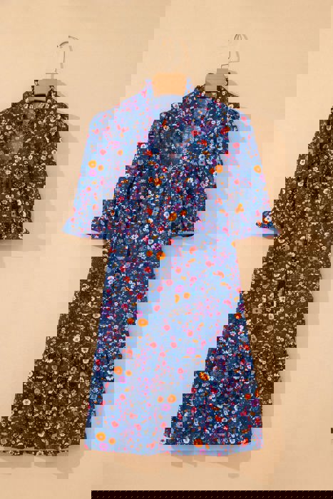 Wild Daisy Puff Sleeve Mini Dress