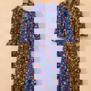  Wild Daisy Puff Sleeve Mini Dress