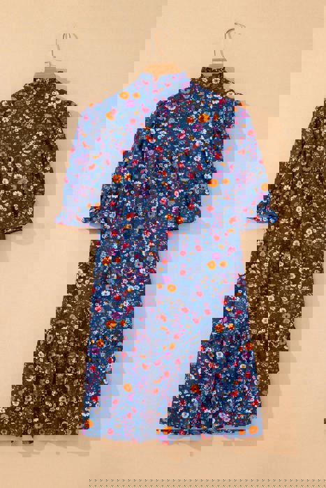 Wild Daisy Puff Sleeve Mini Dress