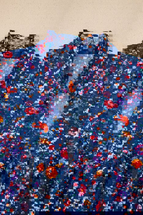 Wild Daisy Puff Sleeve Mini Dress