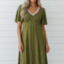  Sunseeker Polka Dot Smocked Maxi Dress