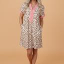  Desert Trails Abstract Colorblock Mini Dress