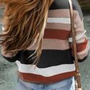  HIDDEN GEMS Caitlyn Colorful Stripe Sweater