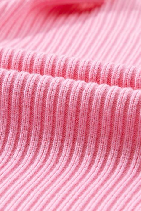 HIDDEN GEMS | Ribbed Knit Short Sleeve Sweater