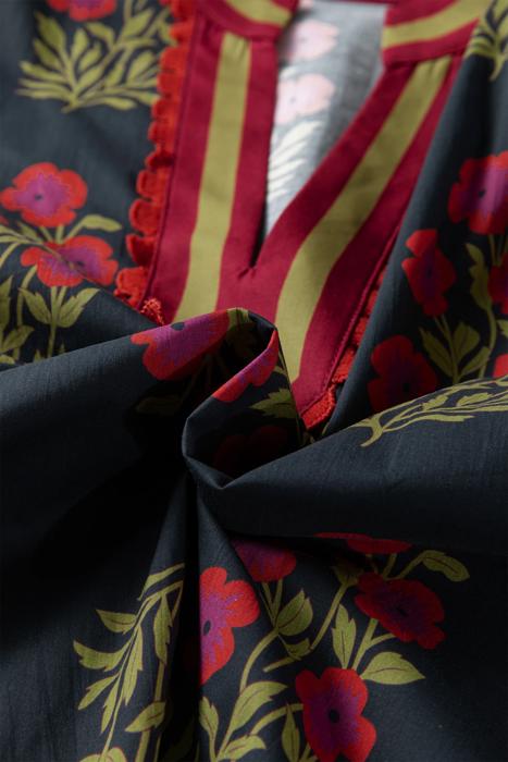 Serendipity Floral Stripe Blouse