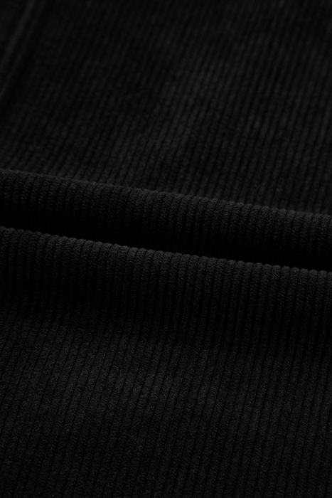 HIDDEN GEMS | Solid Corduroy Sleeveless Mini Dress